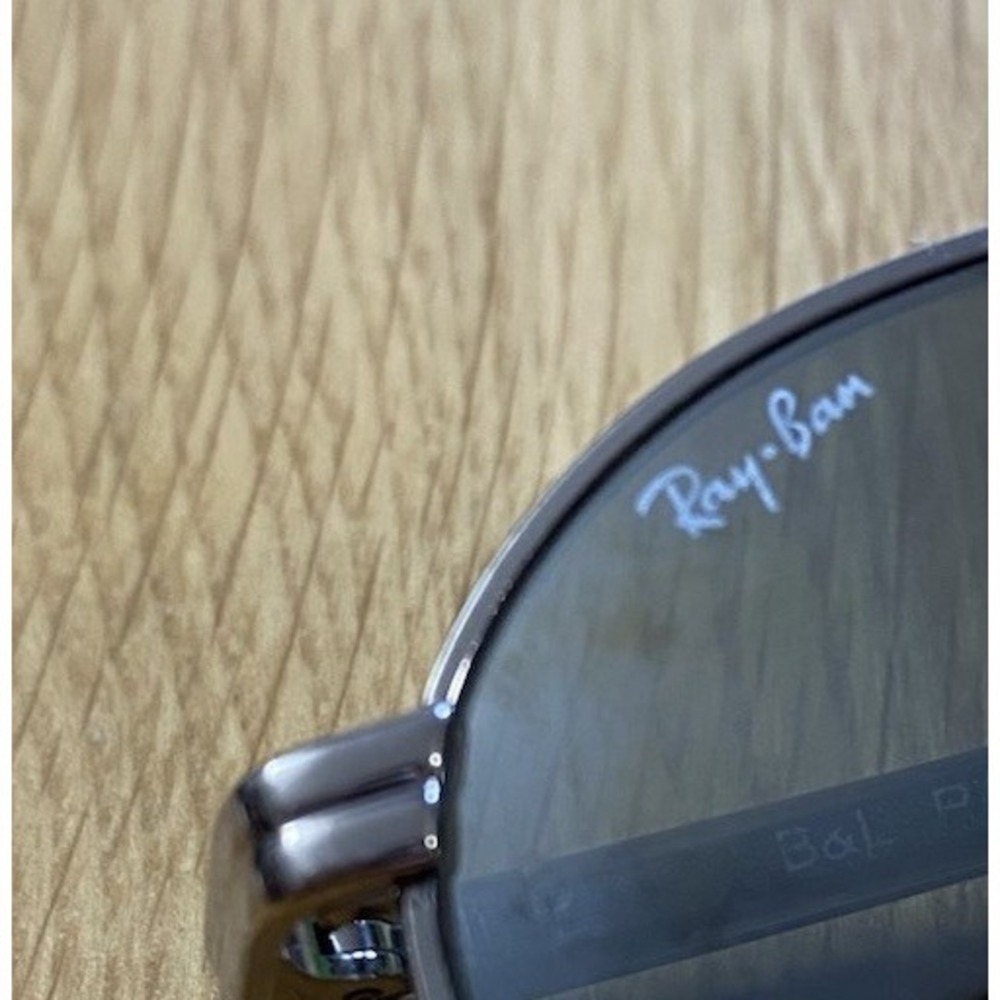 Vintage B&L Ray-Ban USA W2319 Sunglasses Oval G15 Lens John Lennon Silver Gray - Picture 8 of 16